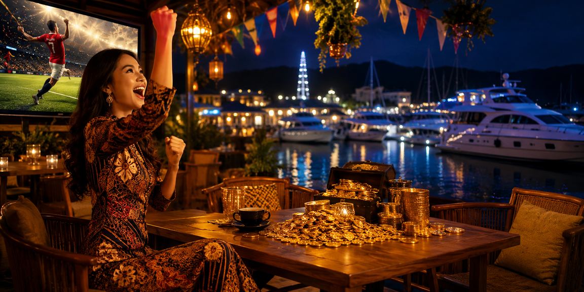 The premium 223 entertainment experience with a Malaysian batik theme, reflecting the platform's local vision